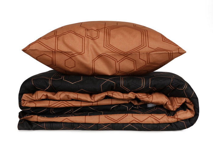 L'essentiel linge de maison Juego de funda de edredón individual Dawn - Copper L'essentiel linge de maison Juego de funda de edredón individual Dawn - Copper